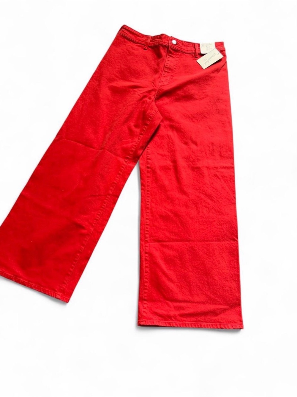 Universal Thread Red Sailor Wide Leg Flare Jeans - Picture 2 of 7